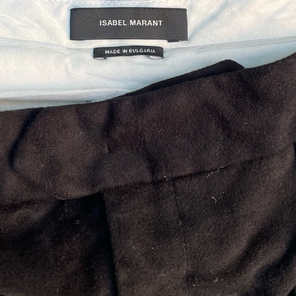Isabel MARANT runaway Black Velvet PHILEA Swarovski Crystal Pants trousers - Picture 10 of 15